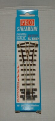 PECO STREAMLINE SL-E497 Y-Weiche  Code 80  00-9, H0e #X-95-22
