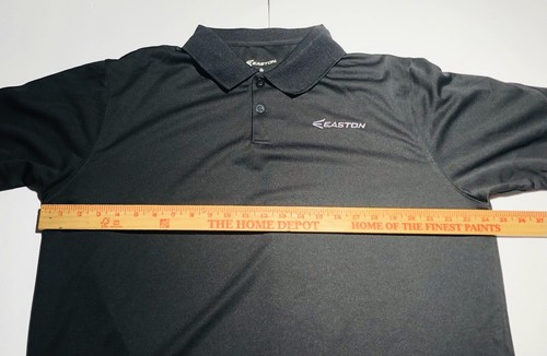 Easton Sports Men's Embroidered Logo Black Polo Shirt Short Sleeve Size XL - Picture 6 of 10