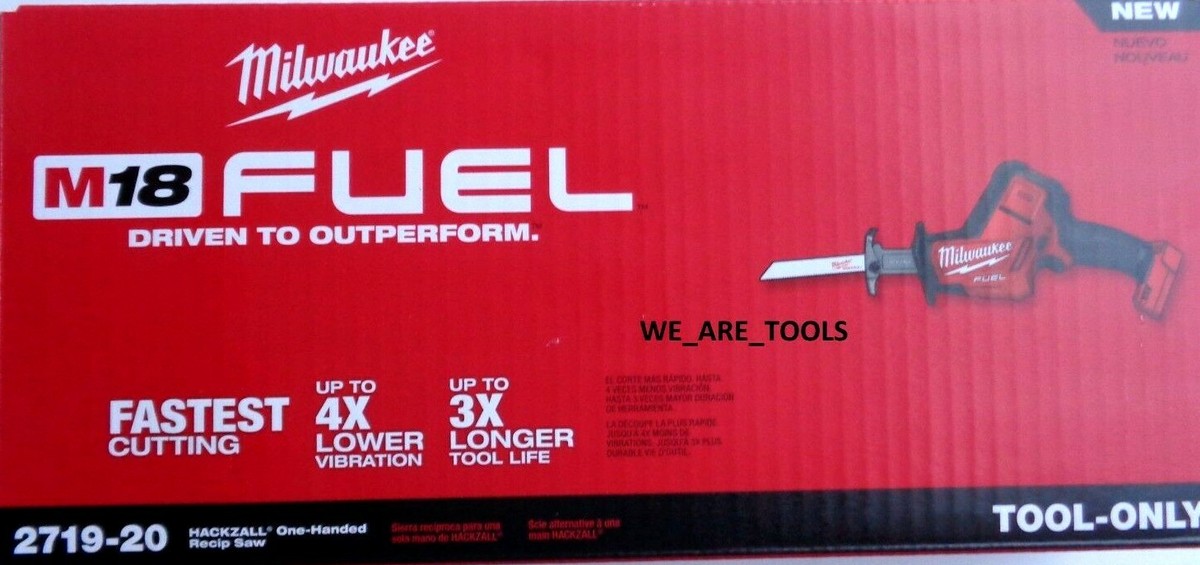 NEW IN BOX Milwaukee 2719-20 M18 FUEL Hackzall Reciprocating Saw
