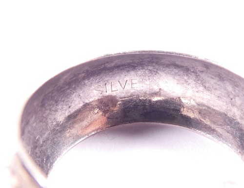 Pendientes de aro Huggie vintage de plata de ley 925 con estampado de corazón de amor 5 g - Imagen 7 de 9