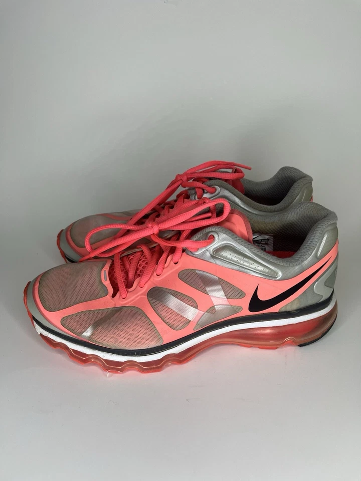 Nike Air Max 487679-103 Silver Hot Punch Pink Pure Platinum Women Size 40.5 US 9 - Image 3 of 4