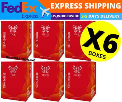 Itsuki Kenko Red Pepper & Herbal Foot Pads Patch Detoxifying (  BOX 6 )