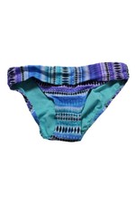 Bleu By Rod Beattie Blue Multi Printed Shirred Hipster Bikini Bottom 4