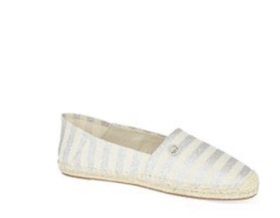 mayte♡ New Michael Kors Kendrick Metallic Striped Canvas