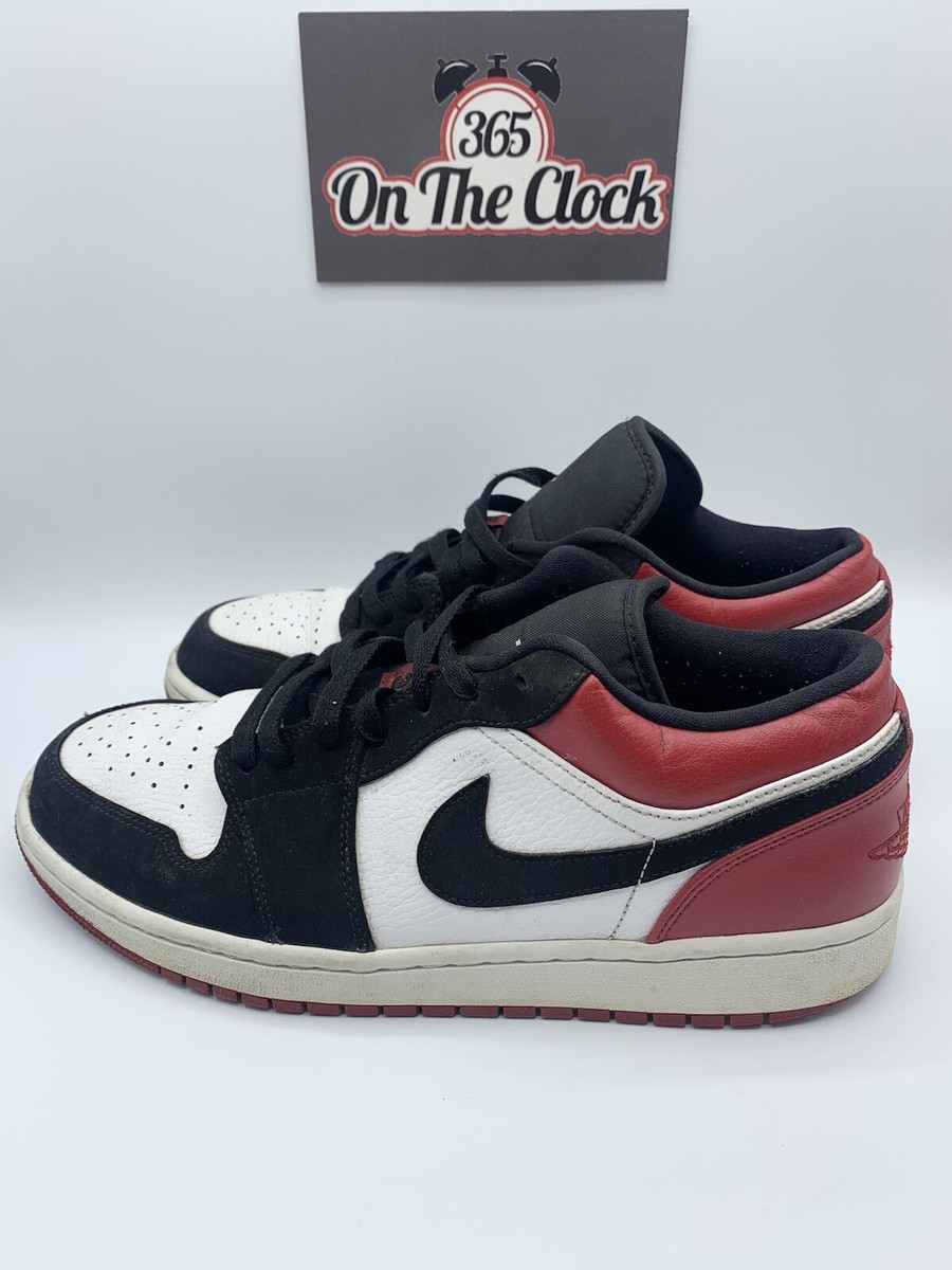 Nike Air Jordan 1 Low “ Toe” AW 19 2019 送料無料 Air Jordan 1 Low Black Toe 2019 Size 10 553558116