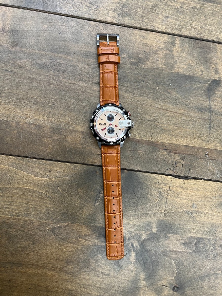 D&G Dolce & Gabbana Time Chronograph Watch MSRP $595.00 | eBay D&G Dolce & Gabbana Time Chronograph Watch MSRP $595.00 | eBay