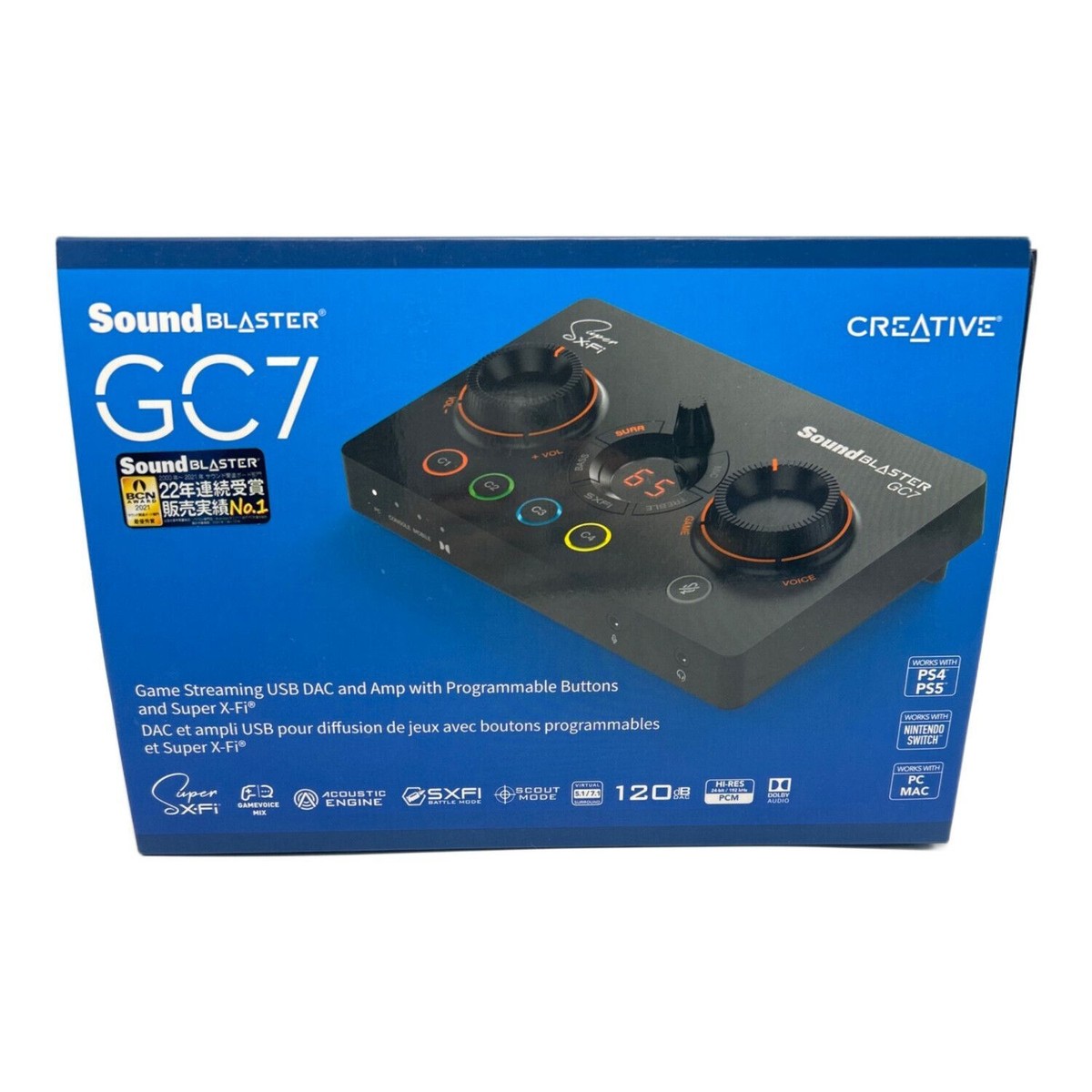 Creative Sound BLASTER GC7 Gaming Amp Excellent JAPAN | eBay Creative Sound BLASTER GC7 Gaming Amp Excellent JAPAN | eBay