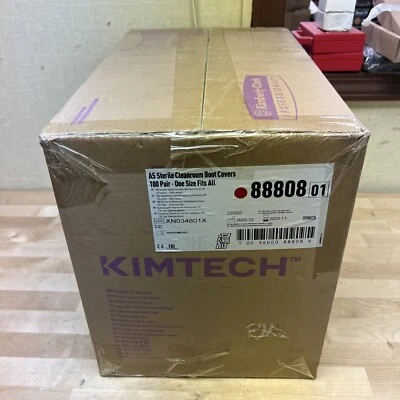 KIMBERLY-CLARK Kimberly Clark KIMTECH 88808 A5 Sterile Cleanroom Boot Covers 100-Pairs ONE SIZE