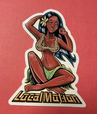 VTG“ Local Motion Hawaiian Dancer ” Sticker/ Decals