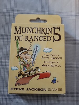 Munchkin 5: De-Ranged Expansion Card Game Steve Jackson Games