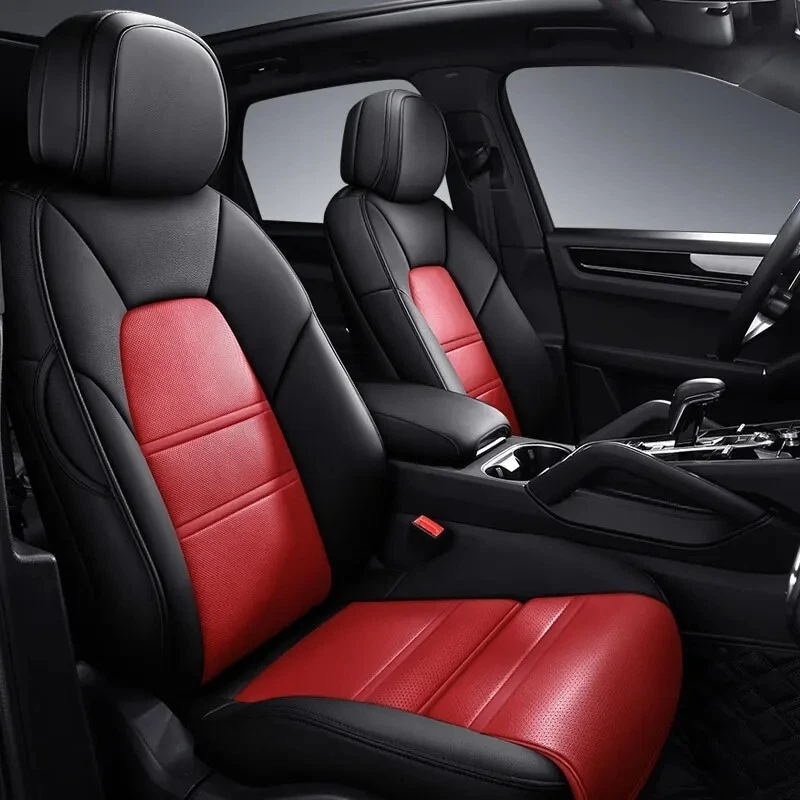 适用于汽车皮革保护套 2015 - 2024 PORSCHE MACAN MOTOPTES 定制防水座 — 第 2/4 张图片