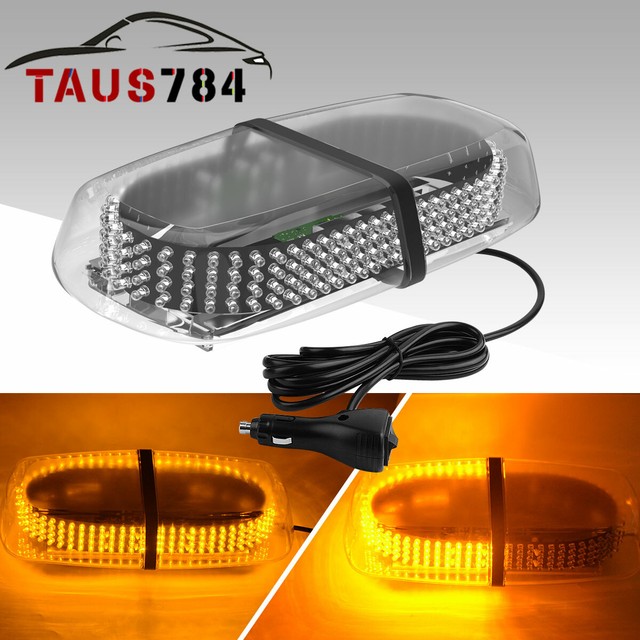 Amber 240 LED Roof Top Emergency Strobe Light Base License Plate Ligh eBay