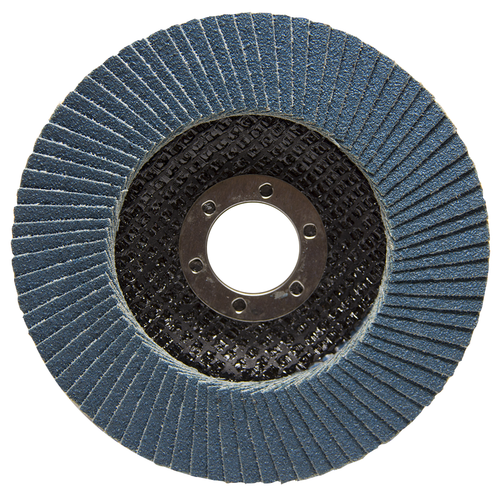 5er-Pack 4,5"" x 7/8"" Profi 80er-Körnung Zirkonia Klappe Scheibe Schleifscheiben T27 - Bild 5 von 5