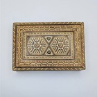 Moroccan wood inlay trinket box