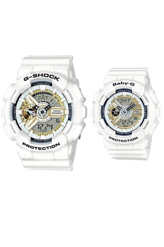 Casio G-Shock BABY-G LOV-16A-7A White Lover's Collection Rubber Watch - 第 1/4 張圖片
