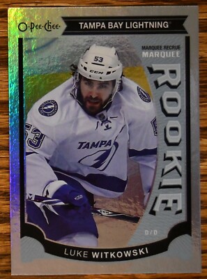 2015-16 O-Pee-Chee Rainbow #516 Luke Witkowski RC Rookie Tampa Bay Lightning