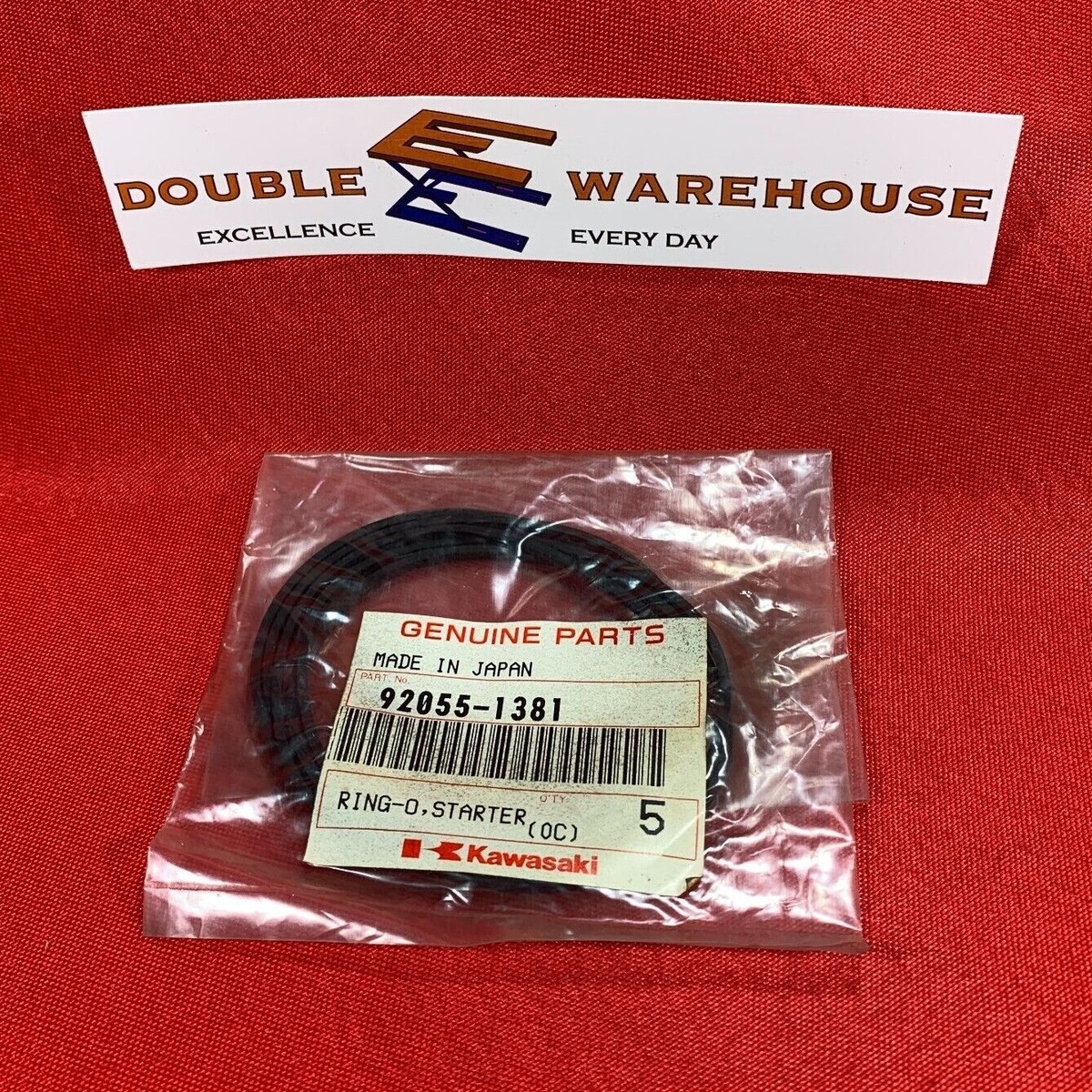 NOS OEM NIP Kawasaki 92055-1381 O-Ring Starter SET OF FIVE | eBay