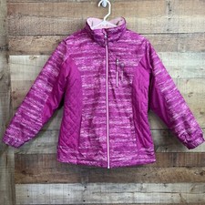 FREE COUNTRY Girls Ski Jacket Pink Size L 14-16