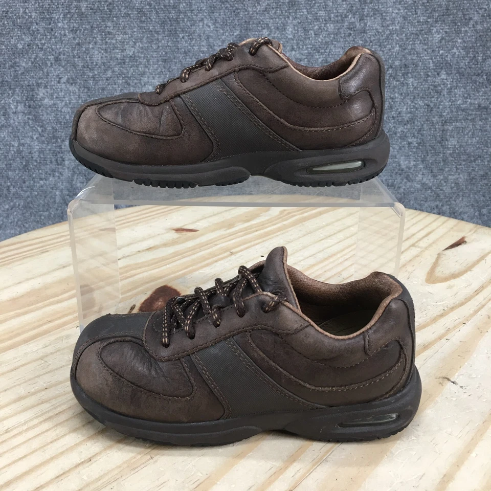 Stride Rite 鞋 儿童 10XW Chase 运动鞋 棕色皮革 系带 休闲 4080933 — 第 2/4 张图片