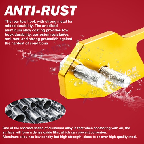 Anodized Billet Aluminum Tail Tow Hook For Kia Genesis Hyundai Elantra Veloster - Bild 6 von 27