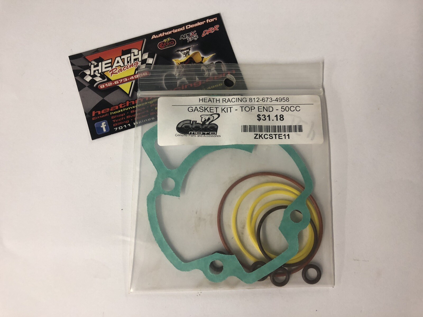 Cobra 50cc Top End Gasket Kit CX50 CX 50 King Jr Sr ECX ZKCSTE11
