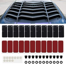 Rear Window Louver Hardware Accessories Kit for Ford Mustang/Challenger/Camaro