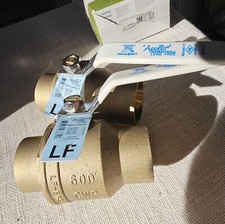 2 Pack New Apollo 94A-208-01 Brass Inline Valve 2" 600CWP H 