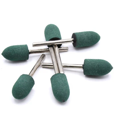 HOBBYPOWER24 6x Polierstifte Polierer Gummi mit feiner Körnung 10mm für Dremel, Proxxon