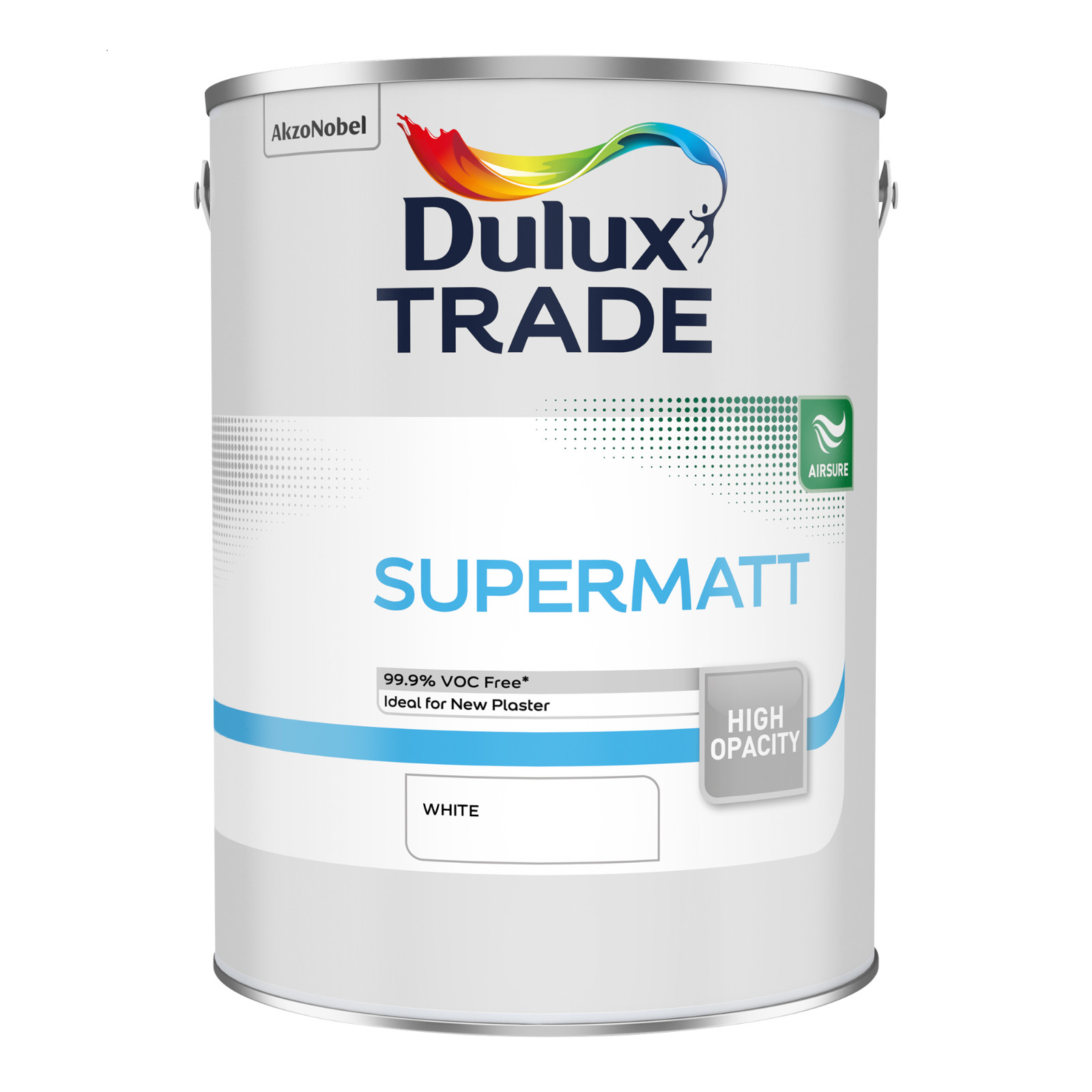 Dulux Trade White Supermatt 5L - Image 2