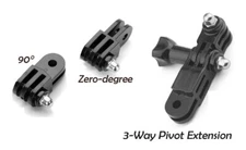 GoPro Extension Accessories, 3-Way Pivot Extension (Authentic GoPro)