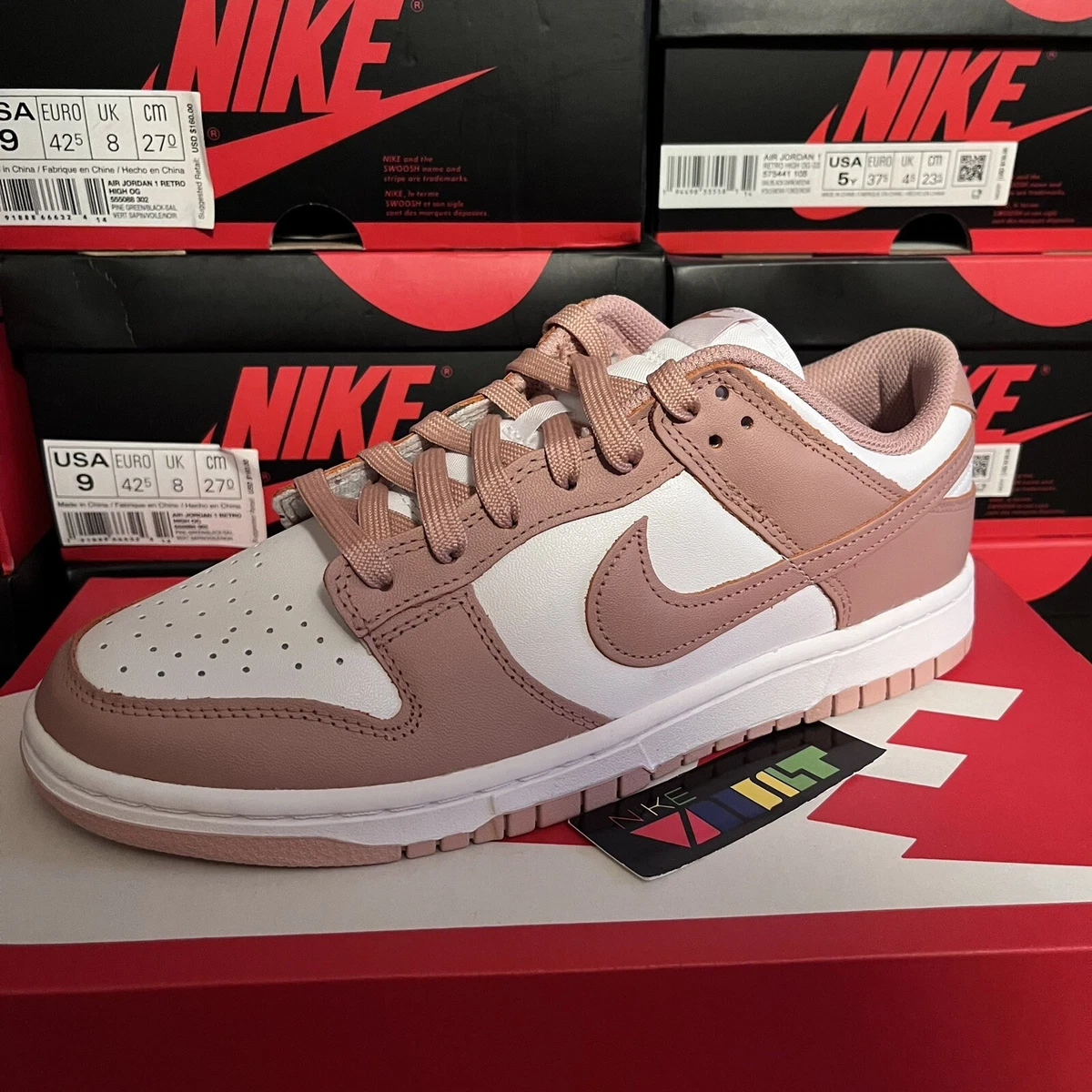 Size 10W 8.5M Nike Dunk Low Rose Whisper DD1503 118 SAME DAY