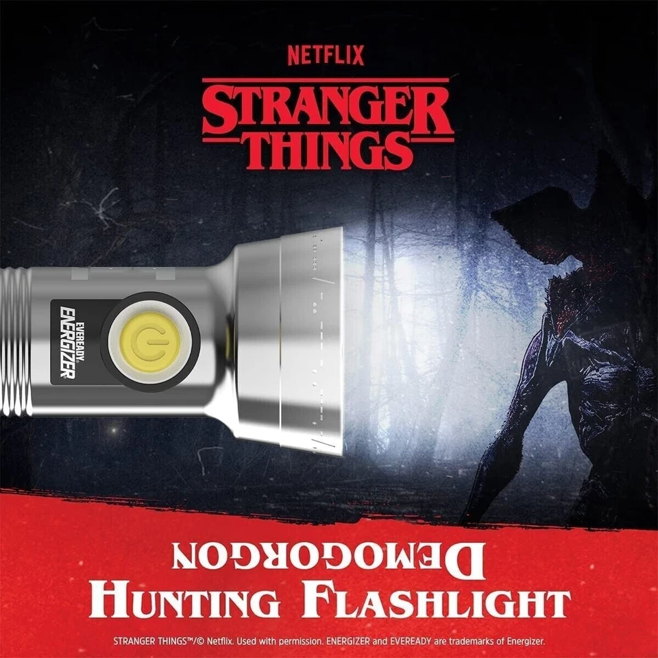 Lampe Torche LED Energizer Stranger Things Chasse au Démogorgon Edition Collecto - Photo 2/4