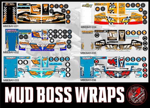 MudBoss Wrap Installed On A 2023 Salvas Body traxxas slash PICK YOUR WRAP Group1 - Picture 6 of 10