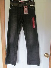 NWT Boy's size 14 Reg. LEE DUNGAREES Slim Straight JEANS, Wicked, Black Color