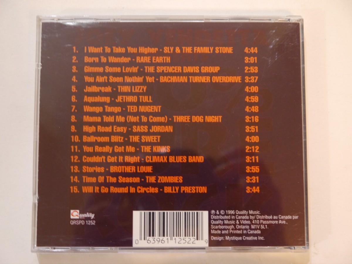 Joey Vendetta Presents 300% Pure Rock. CD, cat#QRSPD1252 (1.3) | eBay