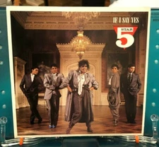 5 STAR IF I SAY YES/LET ME DOWN EASY PICTURE SLEEVE VINYL 45