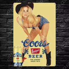 Coors Banquet Beer Metal Sign The Legend Since 1873 Vintage Bar Decor P Anderson