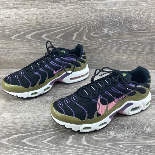 Nike Air Max Plus Black Purple DX3093-001 GS Size 7y/ Womans 8.5 NO BOX - Picture 5 of 9