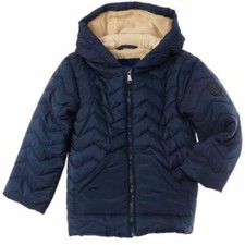 NWT Perry Ellis Quilted Puffer Coat Jacket Boy's 2T / Navy