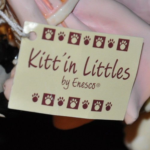 Figura De Colección Kitt'in Littles Enesco Darling Little Kittens Donna Little En Delantal - Imagen 10 de 13