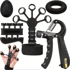 Grip Strength Trainer 5 Pack Hand Finger Forearm Workout Exerciser Set