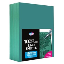 Lino Sheets Lino Printing Block Sheets by  Double Sided Easy Carve Soft Lino
