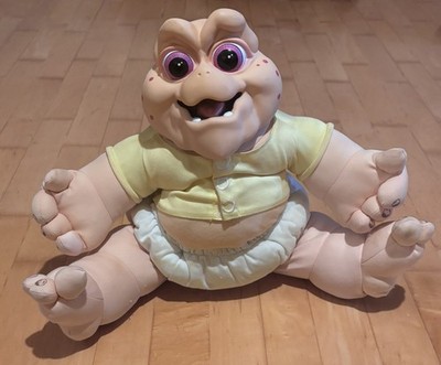 RARE 1991 Hasbro Disney s Dinosaurs Talking Baby Sinclair Doll Working Vintage