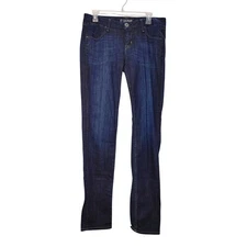 Hudson Straight Jeans Dark Wash Denim USA Made Mid Rise Womens Size 29