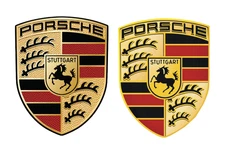 2 for $3.89 Porsche Vinyl Decal Bumper Sticker Case Phone Skate Emblem Badge