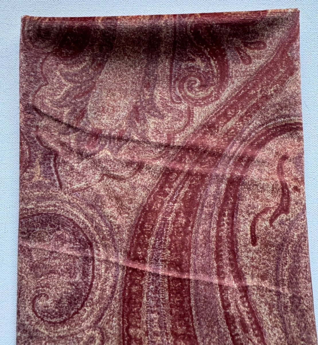 Lee Jofa Jessie in Clay Designer Fabric Remnant 24 x 24"