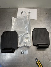 2 x Wheelchair Footrests Universal Pedal Mobility Footplates Replacement
