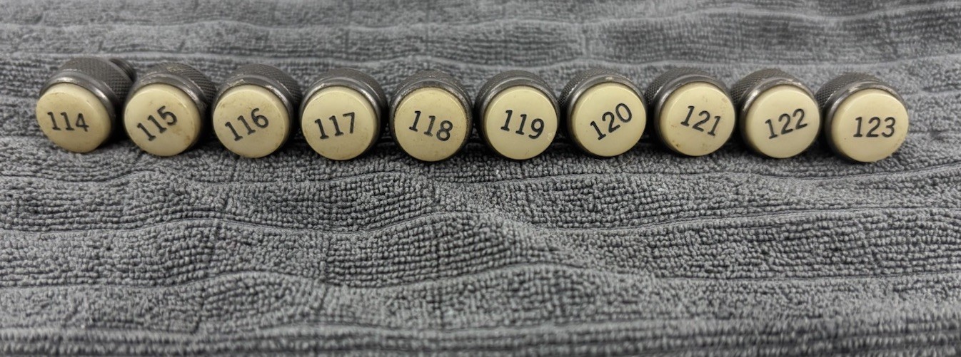 Vintage Switch/circuit Board Numbers Indicators- Steampunk Vintage Decor (10)