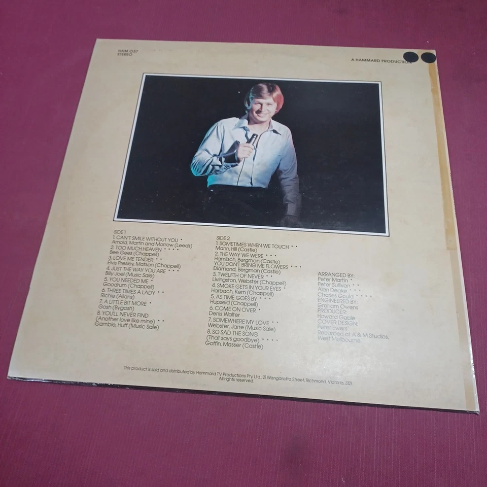 Sometimes When We Touch (Denis Walter) Lp Record Album NM VINYL - Image 4 of 4