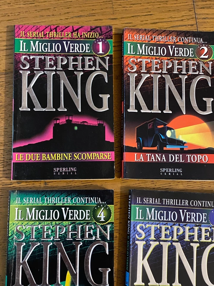 IL MIGLIO VERDE STEPHEN KING - 6 LIBRI - PRIMA EDIZIONE 1996 - Sperling Serial - Immagine 2 di 4